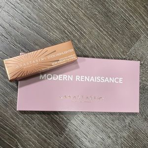 Anastasia Stick Highlighter & Modern Renaissance Eye Shadow Palette